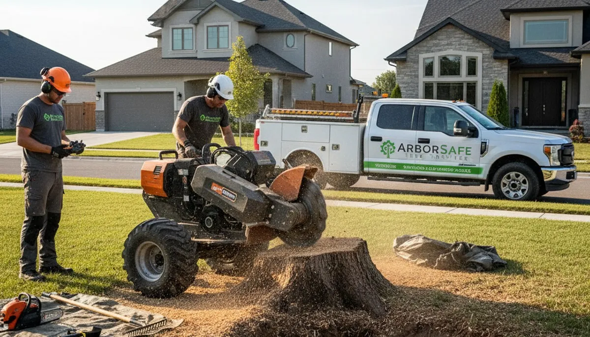 Professional stump removal and tree grinding in Bellevue, WA by Chop Chop Tree experts