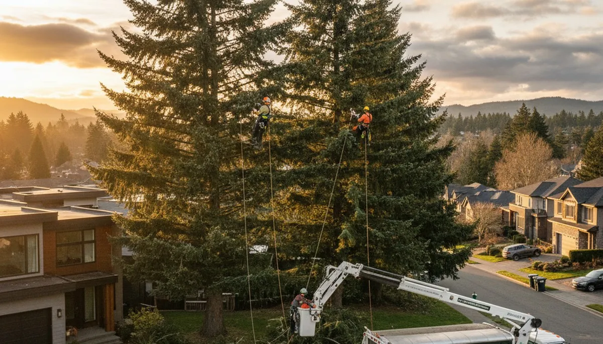 Professional tree removal service in Bellevue, WA by expert arborists at TreeTrimmingBellevueWA.com
