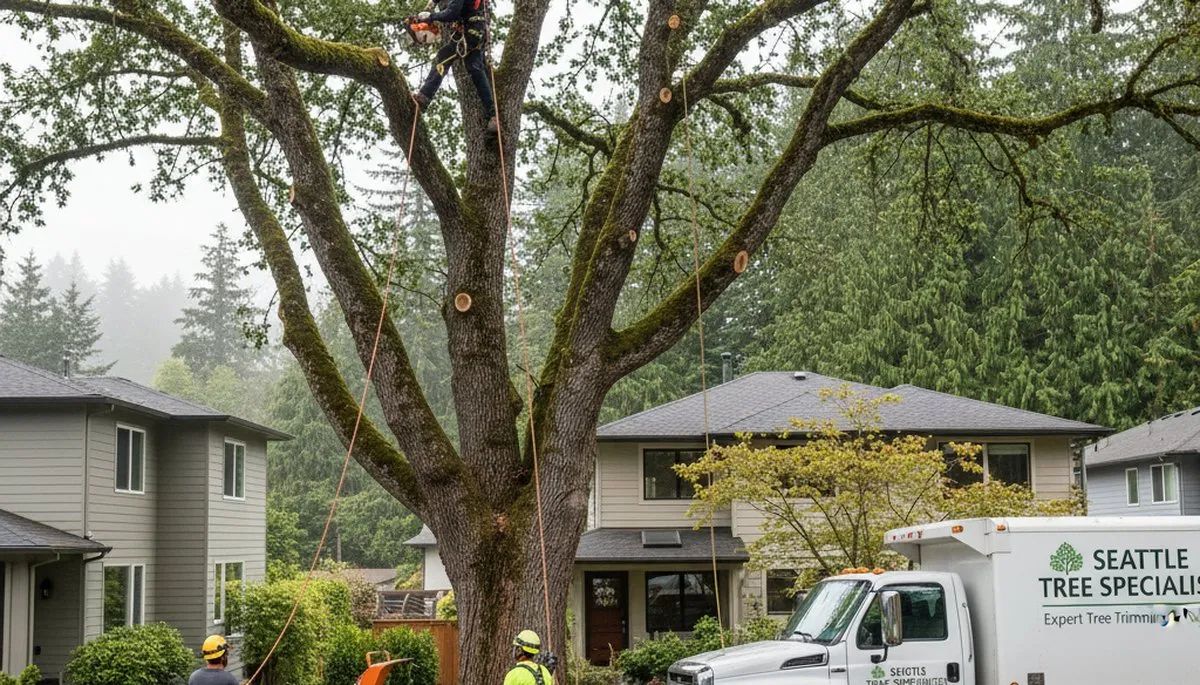 Professional tree removal service in Bellevue WA clearing trees safely and efficiently