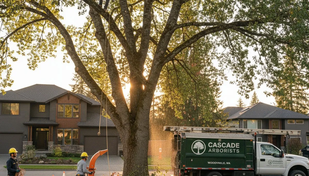 Professional tree removal service in Bellevue, WA by certified arborists at Tree Trimming Bellevue